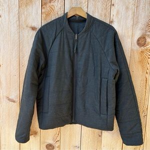 Lululemon Lab men’s reversible quilted bomber jacket